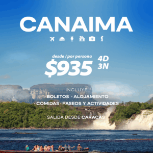 Canaima 4D/3N (Jueves con Domingo)
