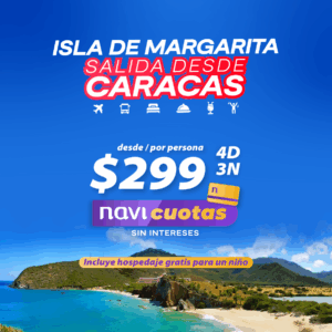 Isla Margarita 4D/3N desde Caracas